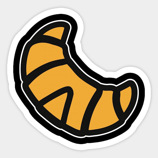 Croissant Sticker by Designzz